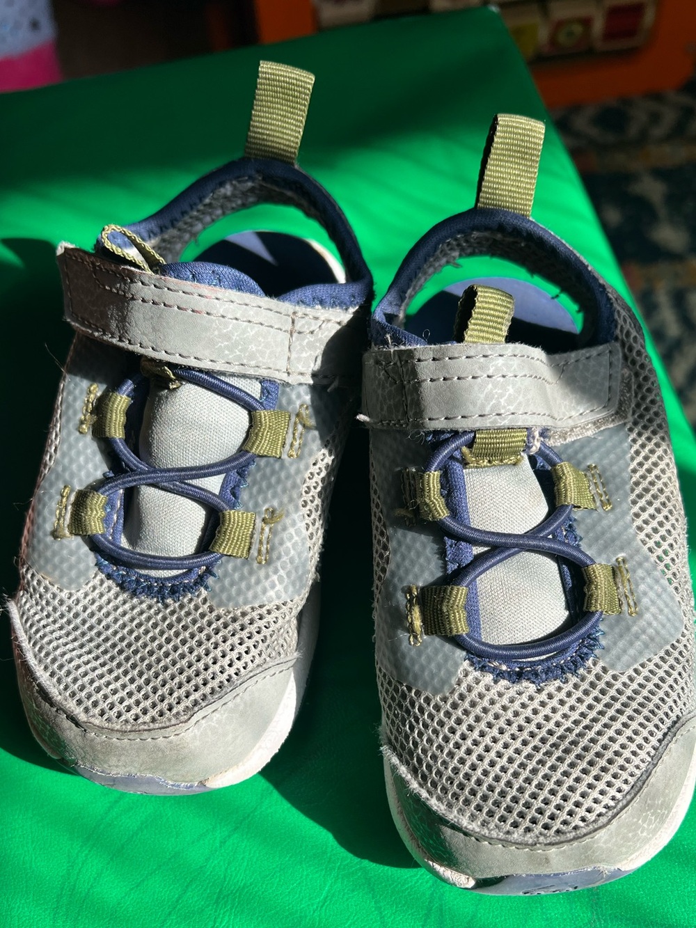 See Kai Run Kids Grey and Blue Water Shoes